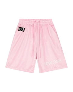 Сетчатые шорты "Love You", розовый Chrome hearts