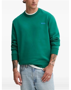 Толстовка с вышитым логотипом, зеленый A.p.c.