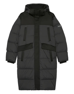 Пуховик с капюшоном, серый Marc o'polo