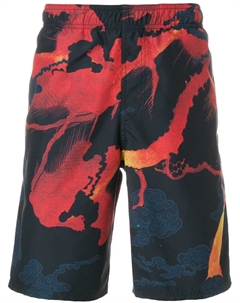 Плавательные шорты с принтом, серый Givenchy