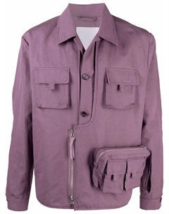 Куртка с длинными рукавами и карманами, фиолетовый Kenzo