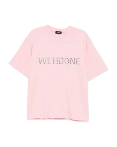 Футболка с логотипом, розовый We11done