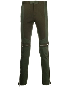 Байкерские брюки кроя слим, зеленый Givenchy