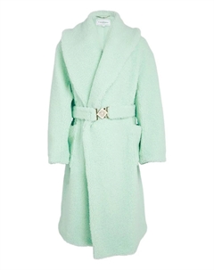 Дубленка с поясом, зеленый Casablanca