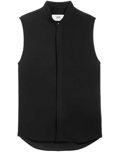 Рубашка с вышитой монограммой Ami de Coeur, черный Ami paris