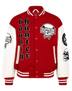 Бомбер Bounty Hunter Red, красный Supreme