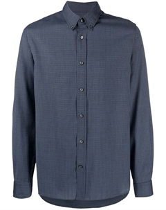 Шерстяная рубашка в клетку, синий Woolrich