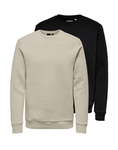 Толстовка, черный/бежевый Only & sons