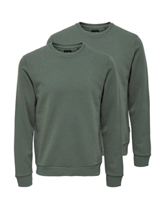 Толстовка, зеленый Only & sons