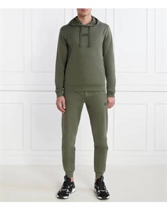 Спортивный костюм Slim fit, зеленый Ea7