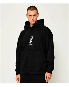 Толстовка Duwrestie Oversize fit, черный Hugo