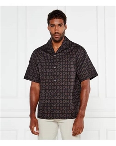 Рубашка Эспино Oversize fit, черный Hugo