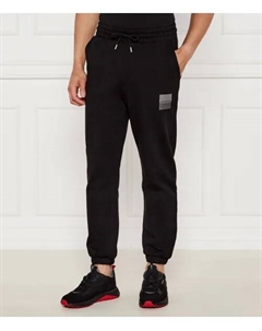 Спортивные штаны Dusplitan Loose fit, черный Hugo