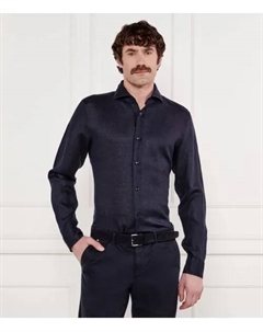 Льняная рубашка Пай-в Slim fit, синий Joop