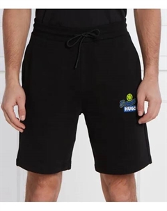 Шорты шустрые Regular fit, черный Hugo blue