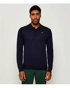 Шерстяной свитер Э-дамаванд Regular fit, синий Napapijri