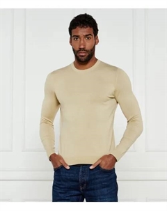 Свитер Сан-Коди Slim fit, бежевый Hugo