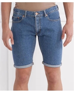 Джинсовые шорты ash/s Slim fit, синий Hugo blue