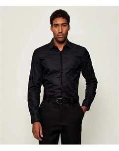 Рубашка Кенно Slim fit, черный Hugo