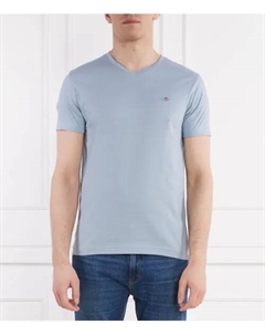 Футболка с защитой Slim fit, синий Gant