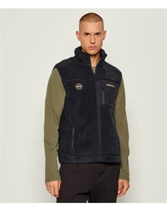 Флисовый жилет юпик Regular fit, черный Napapijri