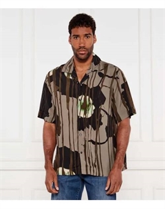 Рубашка Эспино Oversize fit, коричневый Hugo