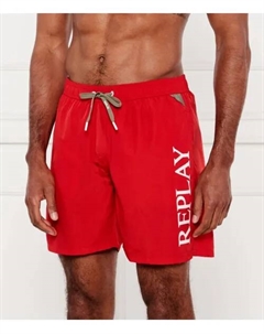 Пляжные шорты Regular fit, красный Replay