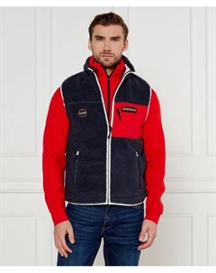 Флисовый жилет юпик Regular fit, синий Napapijri