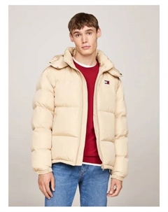 Пуховик Аляска Loose fit, бежевый Tommy jeans