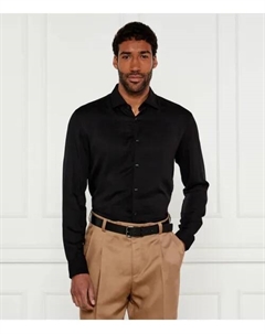 Рубашка Кенно Slim fit, черный Hugo