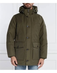 Пуховик Rockie без меха Regular fit, зеленый Tommy hilfiger