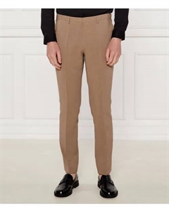 Брюки hesten232x Slim fit, коричневый Hugo