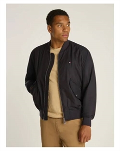 Бомбер Regular fit, черный Tommy hilfiger