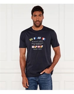 Футболка с рисунком Regular fit, синий Gant