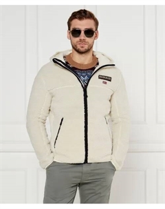 Флисовая куртка t-tynik Regular fit, бежевый Napapijri