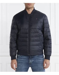 Бомбер Regular fit, синий Tommy hilfiger