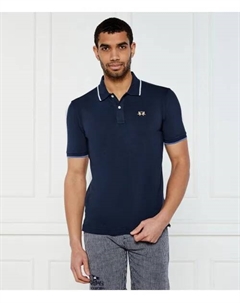 Футболка поло Slim fit, синий La martina