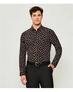 Рубашка Эмеро Straight fit, черный Hugo