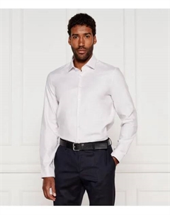 Рубашка Slim fit, белый Calvin klein