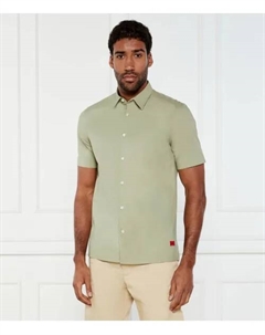 Рубашка Straight fit, зеленый Hugo