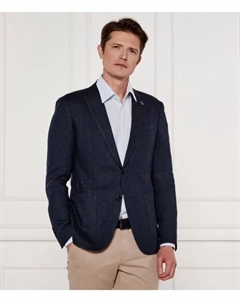 Элегантный льняной жакет hoverest Slim fit, синий Joop