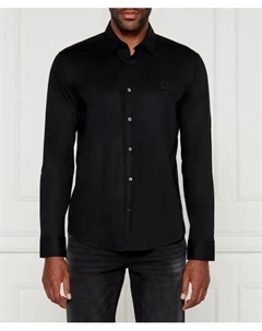 Рубашка Hermo Slim fit, черный Hugo