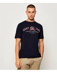Футболка с рисунком Regular fit, синий Gant