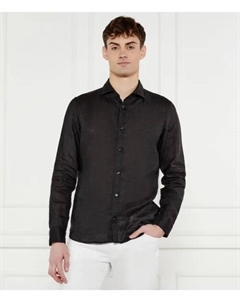Льняная рубашка Пай-в Slim fit, черный Joop