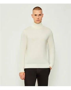 Шерстяной свитер с высоким воротом Modern fit, бежевый Joop