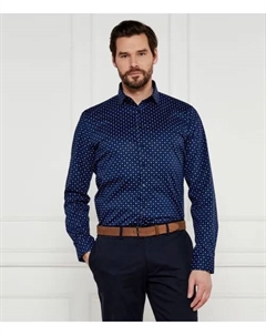 Рубашка Slim fit, синий Calvin klein