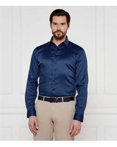 Рубашка Slim fit, синий Calvin klein