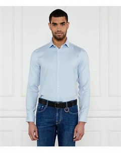Рубашка Slim fit, синий Calvin klein