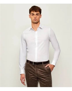 Рубашка Slim fit, белый Calvin klein