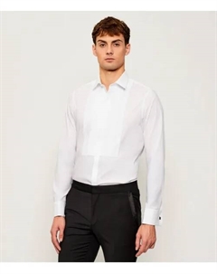Рубашка Slim fit, белый Calvin klein